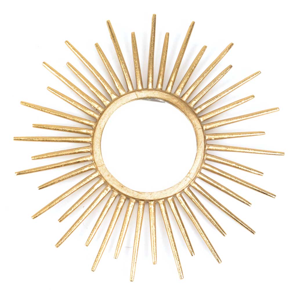 Aluminum Glass Sun Design In Golden