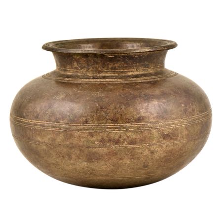 Indian Ceremonial Hindu Religious Engraved Pot