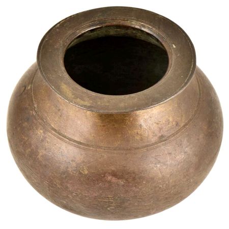 Brass Hand Crafted Water Pot with Engraved Tribal God And Flower