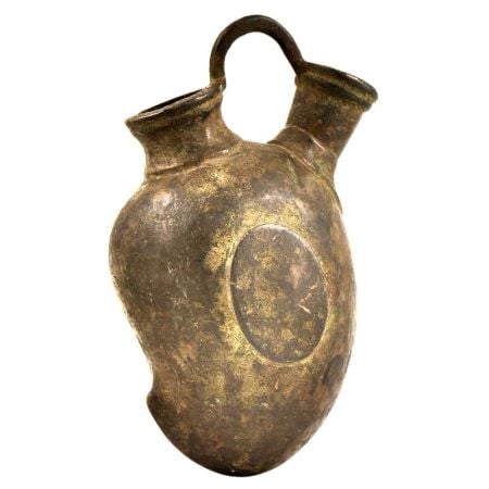 Mango Shaped Handmade Brass Hookah Base