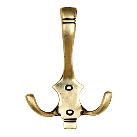 Simple Handmade Brass Tri Hook Home Decoration Hook