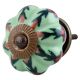 Red and Green Grass Ceramic Knob