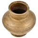 Bronze Tribal Engraved Water storage Pot