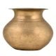Small Flowers Etched In The centre Of Brass Water Pot