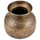 Handcrafted Brass Water Vessel With A wide Mouth