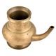 Brass  Handmade Kindi Water Pot With A Curved Spout