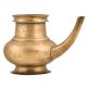 Brass  Handmade Kindi Water Pot With A Curved Spout