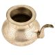 Brass Engraved Floral Design  Bulbous Form Water Pot With Spout