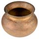 Hand Crafted Tribal Style Simple  Brass Water Pot