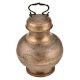 Brass Floral Design Carved Holy Water Pot with Lid