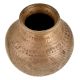 Tribal And Pattern Engraved Brass Holy Water Pot