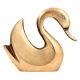 Solid Brass Swan Figurine