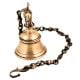 Traditional Brass Temple Bell With Elephant On A Chain