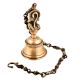 Traditional Brass Temple Bell With Lord Hanuman Statue With Chain