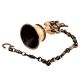 Traditional Brass Temple Bell With Lord Shiva Statue With Chain