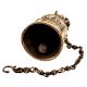Hand Crafted Brass Engraved Elephant Mandir Hanging Bell