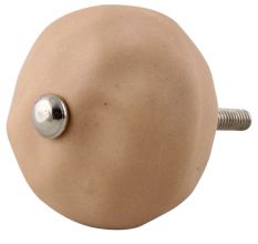 Brown Round Solid Knob