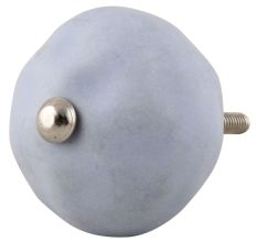 Slate Blue Round Solid Knob