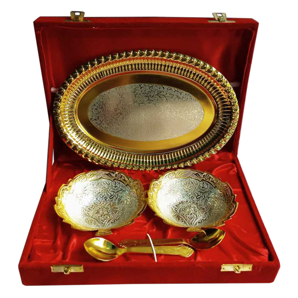 Brass Decorative Bowl Set