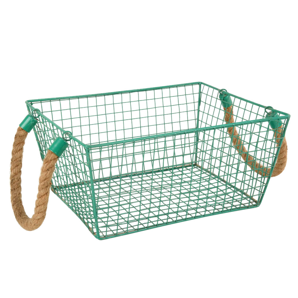 Iron Wire Basket With Roop Handal
