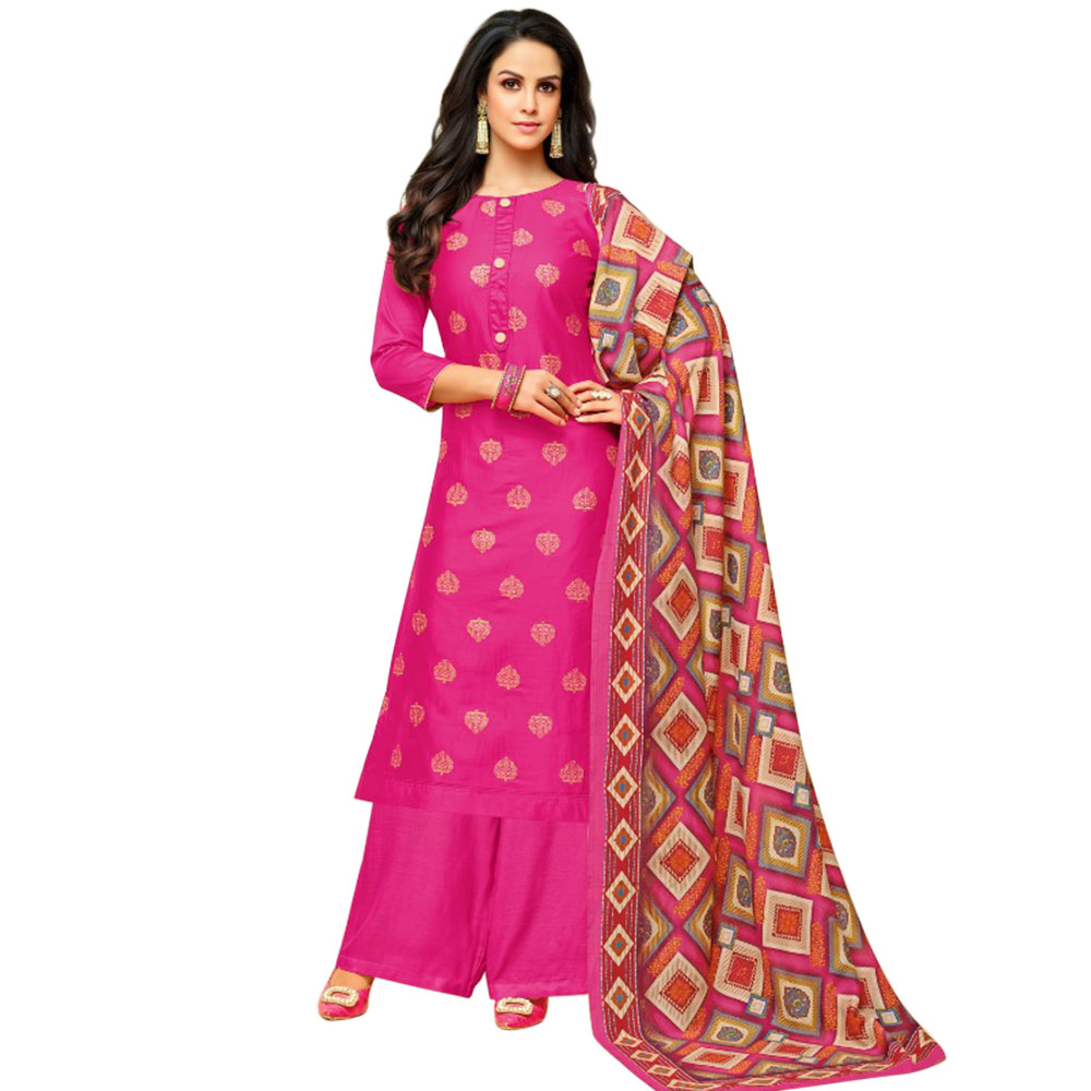 rani pink dress material