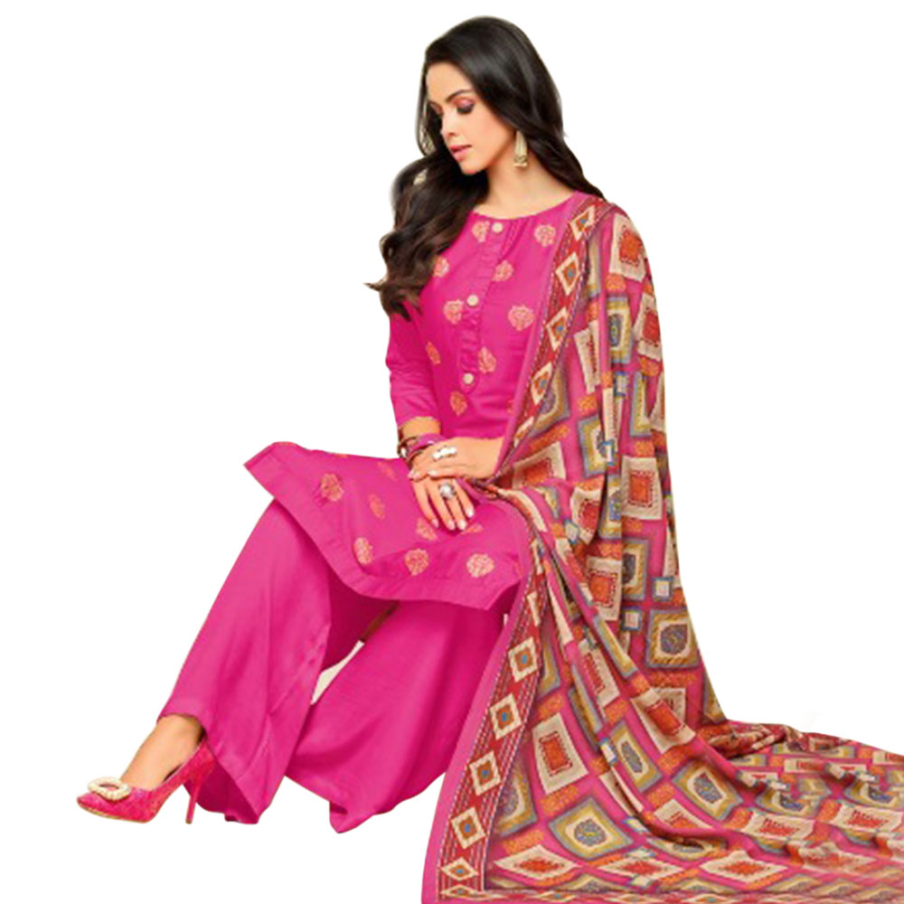 rani pink dress material