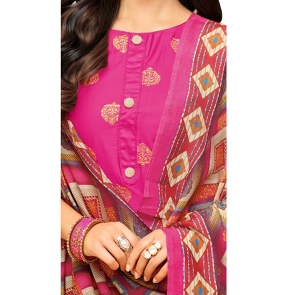 rani pink dress material