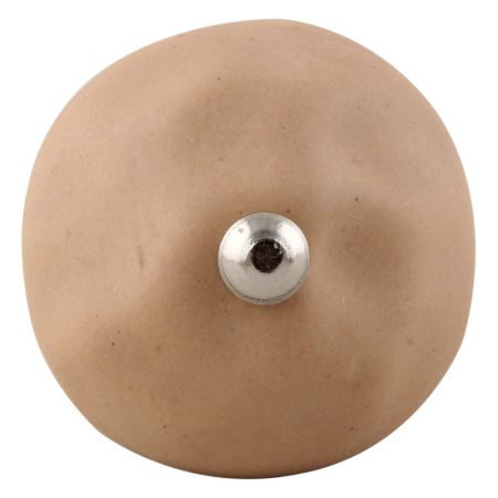 Brown Round Solid Knob