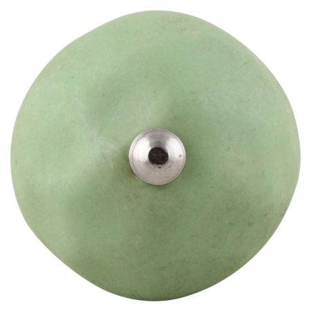 Solid Pea Green Ceramic Knobs