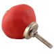 Red Round Solid Knob