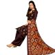 Coca Cola Dress Material  In Jam Silk Kurta Cotton Bottom And Matching Maslin Dupatta
