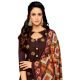 Coca Cola Dress Material  In Jam Silk Kurta Cotton Bottom And Matching Maslin Dupatta