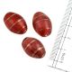 Red Indian Glass Beads For Jewelry Making  And Home Decoration (Pack Of 12)