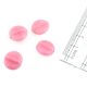 Pink Round Glass Beads For Jewelry Making And Home Decoration (Pack Of 12)