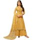 Yellow Colour Designer Plazo Suit