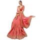 Pink Ethnic Wedding And Party Wear Heavy Handwork Designer Sari
