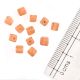 Peach Glass Seed Beads (Pack Of 50)