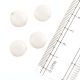 White Loose Flat Spacer Glass Beads For Making Jewelry