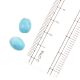 Sky Blue Loose Glass Beads For Jewelry Making And Home Decoration
