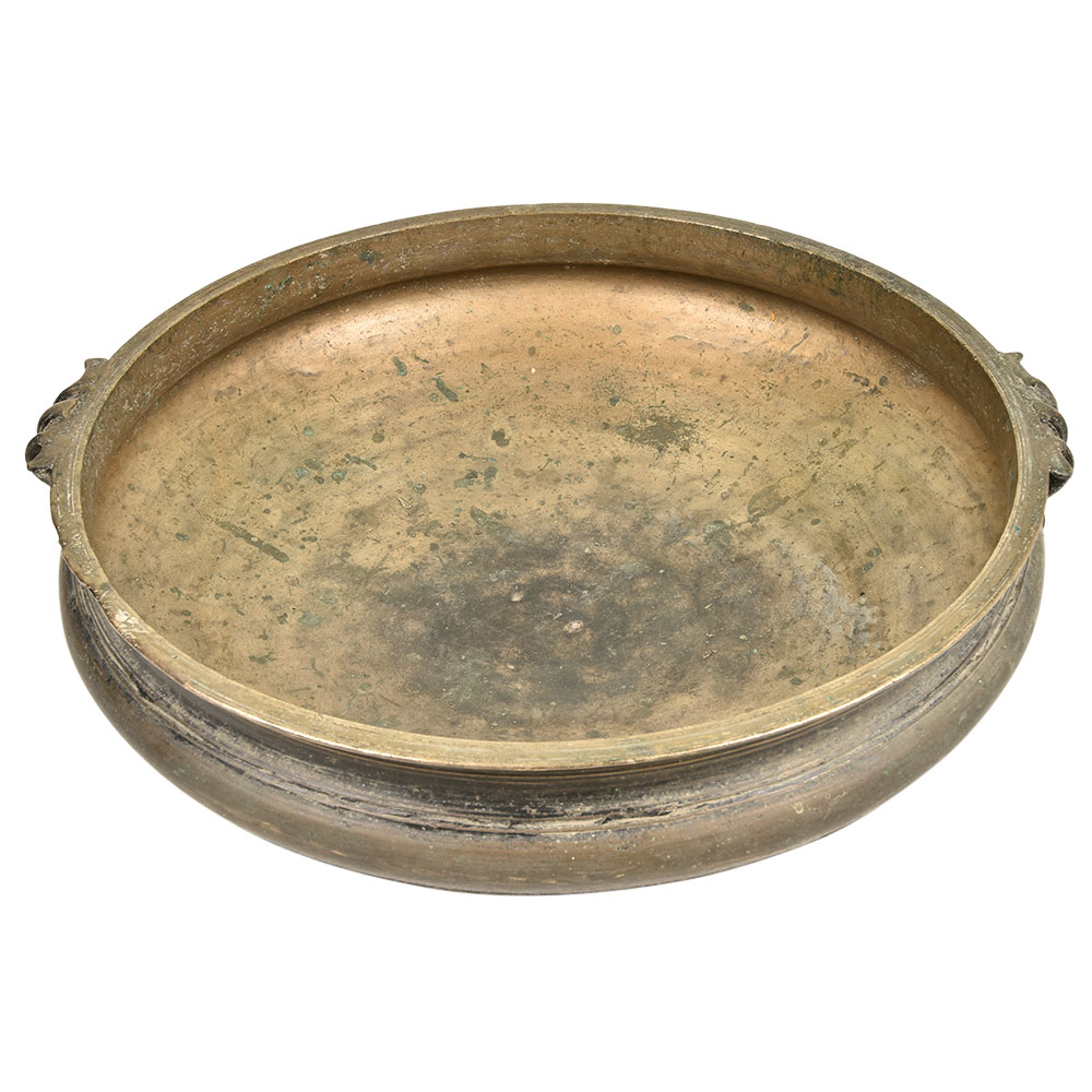 Handcrafted South Indian Solid Bronze Cooking Vessel Urli