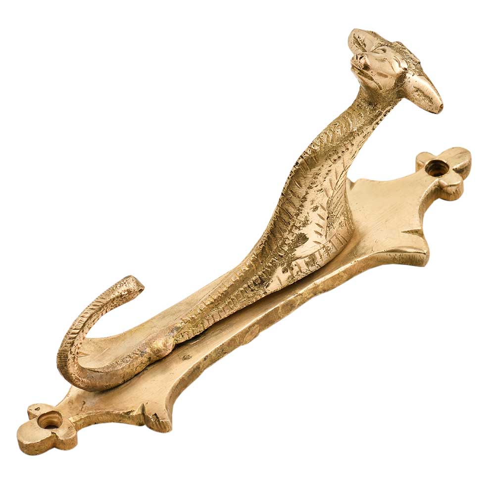 Coat hook & hanger Wall hook with horse shape best wall decor hardware Unique brass made animal shape wall decor antique look to hang your gift and other. 