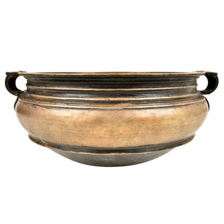 Indian Traditional Brass Fancy Urli Bowl Pot