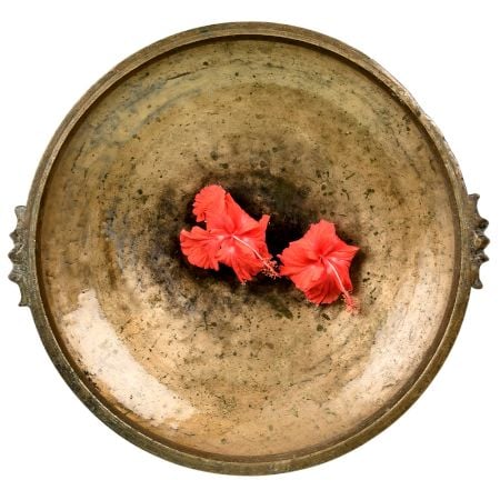 Handcrafted South Indian Solid Bronze Cooking Vessel Urli