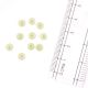 Mint Green Glass Beads Round Spacer Loose Beads Jewelry Accessories (50 in Pack)