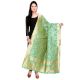 Sea Green Banarasi Art Silk Dupatta