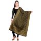Black Woven Design Banarasi Silk Dupatta