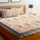 Chic Home Premium Cotton Printed Double Bed Sheet with 2 Pillow Covers: