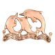 Hand Made Brass Dolphin Key Wall Hanging And Hook Rack