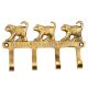 Forest Monkey Solid Brass Animal Wall Hooks