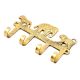 Brass Lion Elephant And Monkey Statue Key Clothes Holder